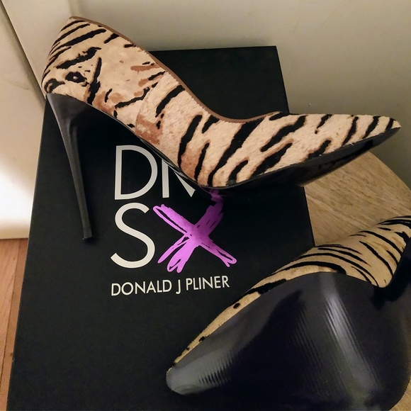 4-1/2 inch stiletto calf hair shoes - Picture 5 of 6